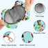 Cartoon Cows Round Pacifier Storage Case with Zipper, Portable Pacifier Case for Travel, Diaper Bag & Purse, Pacifier