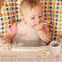 Baby Silicone Feeding Set - Baby Led Weaning Utensils, Silicone Bibs, Infant Feeding Cups for Boys, Girls, Set of 8