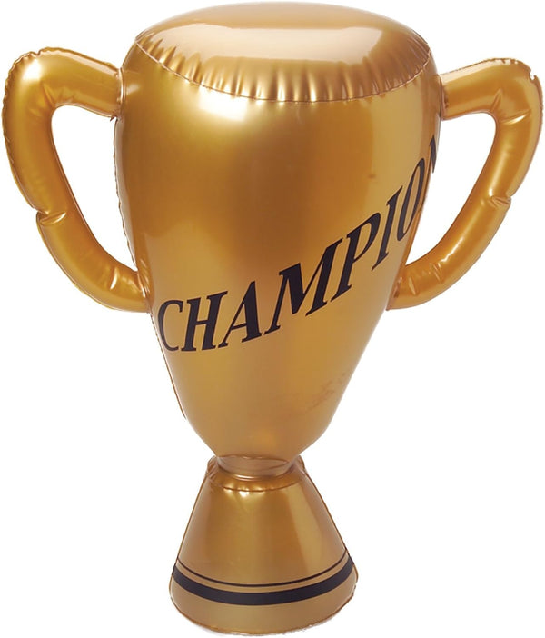 USToy Inflatable Trophy Toy 16 Inches, Gold, 1-Pack