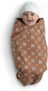 100% 30x40 Inches (Pack 2), Delta Children Organic Jersey Cotton Baby Receiving Blankets for Girls and Boys - GOTS