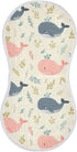 decor gift Cotton Muslin Burp Cloths Large Good Absorbent? Cute Cartoon Tropical Whale Baby