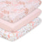 The Peanutshell 3 Pack and Play Crib Sheets Fitted - Universal Pack