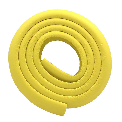 M2cbridge L Shape Extra Thick Furniture Table Edge Protectors, Foam Baby Safety Bumper Guard, 6.5 Ft, Yellow