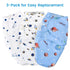 100% 3 Pack 0-3 david's kids Cotton Baby Swaddle Wrap for Months, Soft Breathable Swaddle Blanket for Newborn Infant