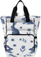 BOESI Ink-wash Rabbit Diaper Bag Backpack, Mommy Bag, Multifunctional Diaper Bag, Travel Backpack
