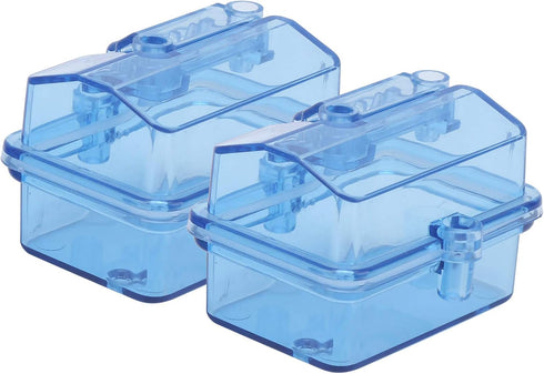 Alomejor 2 Sets Waterproof Receiving Box for RC Car Boat, RC Receiver Protector