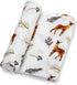 100% 47 47 Inches 3 Pack) LollyBanks Baby Blankets, Muslin Cotton Swaddle Blanket for Boys and Girls, Soft and Large x