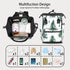 Hsnar Backpack Christmas Tree Green Waterproof Diaper Bag Large Capacity Baby Bag with Stroller Straps, Multi-Pocket