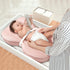 Table,28"X16",Pink Baby Changing Pad with Waterproof & Wipe-Clean, Non-Slip PU Diaper Changing Pad, Adjustable Safety
