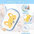 Baby Bath Sponge, 2 Pack Cartoon Animal Style Baby Sponge for Bathing, Infants Bath Sponge Ultra Soft & Absorbent Natural and Safe Great for Sensitive Skin, for Boys & Girls (Elephant)