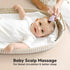 Set Set KeaBabies Wooden Baby Hair Brush for Newborns, Toddlers - Soft Goat Bristle Baby Brush and Comb Newborn