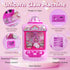 Claw Machine for Kids - Mini Vending Machine with Unicorn Toys, Candy Grabber Prize Dispenser, 20 Mini Plush Toys