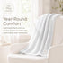 Sweet Dreams 30x40 Tummy Soft Baby Blanket - Breathable Blanket for Boys & Girls, Swaddle, Time (Blue)