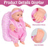 12 Inch Backpack Accessories,12" Set 3+ UZIDBTO Baby Dolls with Carrier Can Store Doll Clothes and Reborn Baby Doll