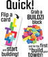 TENZI BUILDZI Fast Stacking Building Block Game for 2 to 4 Players Ages 6 to 96, Perfect for Family Game Night