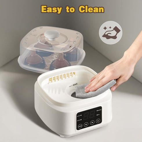 8 1 Baby Bottle Steamer and Dryer: in Compact Electric Steam - Portable for Travel and Home Use - for Baby Bottles