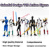 Falandi 5-Pack 13 13 Set 3D Dummy 13 Dummy 13 13 Titan Action Figure Already Assembled, Multi-Colored Titan Action
