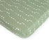 Oolie Organic Cotton Crib Sheet, Percale (Sage Stones)