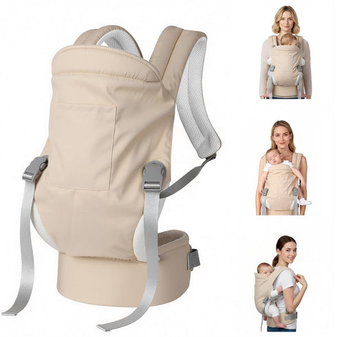 CycleMore Baby Carrier Newborn to Toddler - Soft Structured Carrier with Hip