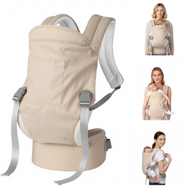 CycleMore Baby Carrier Newborn to Toddler - Soft Structured Carrier with Hip