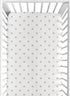 Set 2 Sweet Jojo Designs Blush Pink Gold Star and Moon Girl Baby Fitted Crib Sheet for Infant Newborn Nursery Toddler
