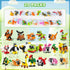 HOGOKIDS Party Favors for Kids, 30 Kinds of Animals Building Block Toy 20 Pack, Birthday Gift for Ages 4-12