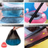 Cover,17x8Inches,Black,50pieces OULIGET Potty Chair Liners with Elastic, Portable Potty Training Bags, Potty Refill