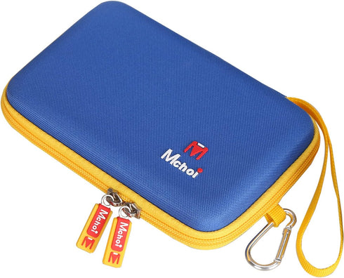 Mchoi Shockproof Waterproof Travel Case for Giiker Super Slide Brain Games, Protective Case Only, Blue