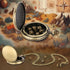 Mini DND Dice Set: 7pcs Polyhedral Metal D&D Dice with Smooth Pocket Watch Shell Case, Gifts & Accessories