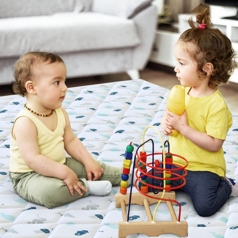 50" 50", Premium Foam Baby Play Mat X Play Mat for Babies and Toddlers, Baby Floor Play Mat Non Slip, Kids Play Mat