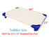American Baby Company 100% Natural Cotton Percale Toddler Cot Sheet - 23" x 40", Soft & Breathable for Daycare (Cream)