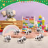 12 Meooeck Pcs Cow Stress Relief Toy Stress Ball for Adults Mini Animal Stuffy Fidget Toys Black and White Cute Cow