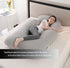 Jcickt Sleeping,59 inch Pregnancy Pillow for Maternity Pillow with Removable Washable Cover,J-Shaped Cooling Full Body
