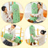 16" PEACH CAT Pickle Stuffed Animal Cute Cucumber Plush Pillow Soft Plant Plushies Toys Gifts for Kids Green