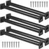 Outdoor Black Monkey Bars: Set of 6 for Backyard Swing Set, Playground Kids Safety Climbing Handle Bars