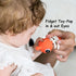 Mombella Clownfish Baby Teether Toys, Safe Soft Silicone Infant Teethers with Clip for Babies 0-12 Months, Fun Gift