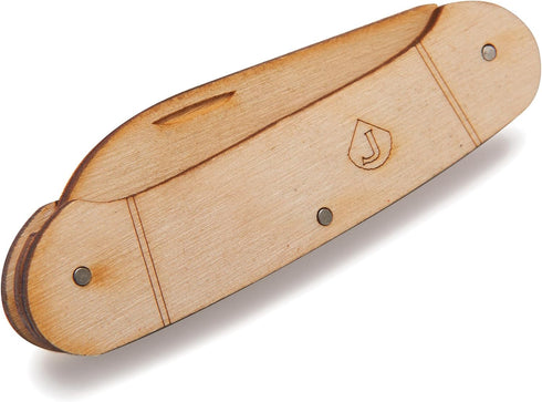 Channel Craft Canoe Wooden Knife Kit in USA Tin Box