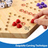 6 4 6 24 6 Original Marble Game Wahoo Board Game Double Sided Painted Wooden Fast Track Board Game for Friends