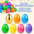 3.15'' 36 6 V-Opitos Big Fillable Plastic Eggs, PCS Bulk Empty Easter Eggs in Colors for Egg Hunt, Surprise Eggs
