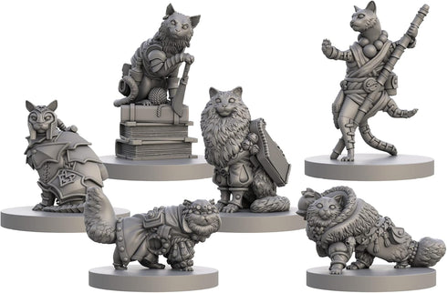 Steamforged Games Animal Adventures: Cats and Catacombs Questing Tooth and Claw Roleplaying Miniatures Volume 2