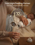 (98212F), 17.5oz 32H TotRun Portable Bottle Warmer for Travel & Night, Cordless Baby Milk Warmer Cup, Portable Milk