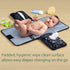 Portable Changing Pad, Waterproof Travel Baby Diaper Changing Mat, Foldable with Wipes Pocket, Gifts