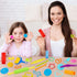 Set, 49 Sets 4-8, LCY WEDSHI Dough Tool Pcs Dough Tools for Kids Ages Dough Accessories Includes Animal Molds, Cutters