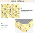 miaozhen 1 Pack 52x28 Cotton Crib Sheets for Baby Boys Girls Soft Comfy Cute Animal Penguin Pastel Yellow Toddler
