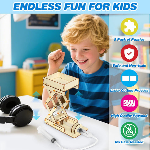 5 1 8+, 3D 8 9 10 11 12 in STEM Kits Projects for Kids, STEM Toys Crafts for Boys, Girls, Ages Science Building Toys