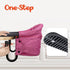 6-36 Hook On High Chair - Portable & Foldable for Babies Months, Family & Travel Use with Carry Bag(Rose Red)