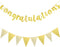 Boao Glitter Congratulations Banner, 10 ft Congrats Garland for Graduation, Wedding, Retirement, Baby Shower, Birthday