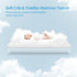 2" 27.5" 52", Crib Mattress Topper x x High Density Foam Breathable Baby and Toddler Mattress Topper with Waterproof