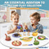 Set 1-3 3 4 5 Wooden Play Dishes and Plates for Kids Kitchen Accessories for Toddlers Cooking Toys Tea Cups for Kids