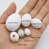 FOIBURELY 8 Eggs19mm*16mm Pcs Solid Parrot Plastic Eggs Hatching Eggs ParrotletBudgie ParakeetDiamond Dove Trick The